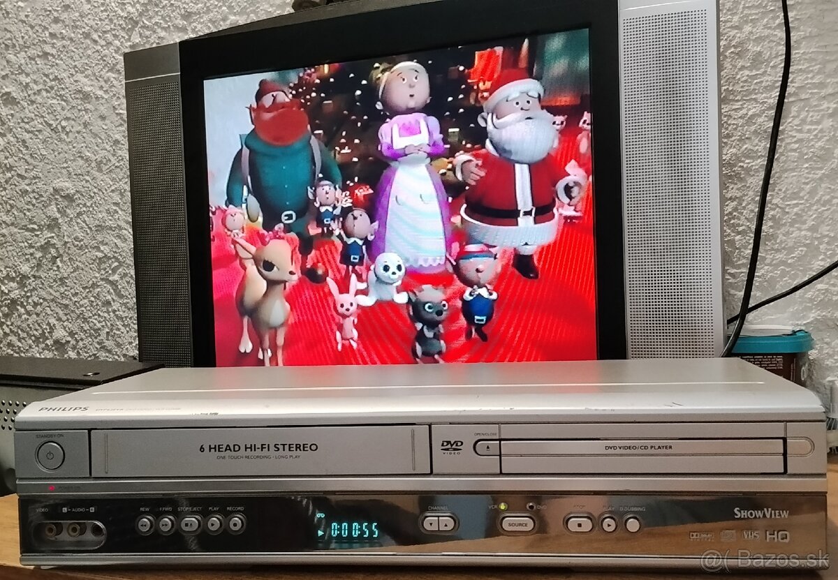 PHILIPS DVP620VR....COMBO DVD+VHS videorekordér.... - 2