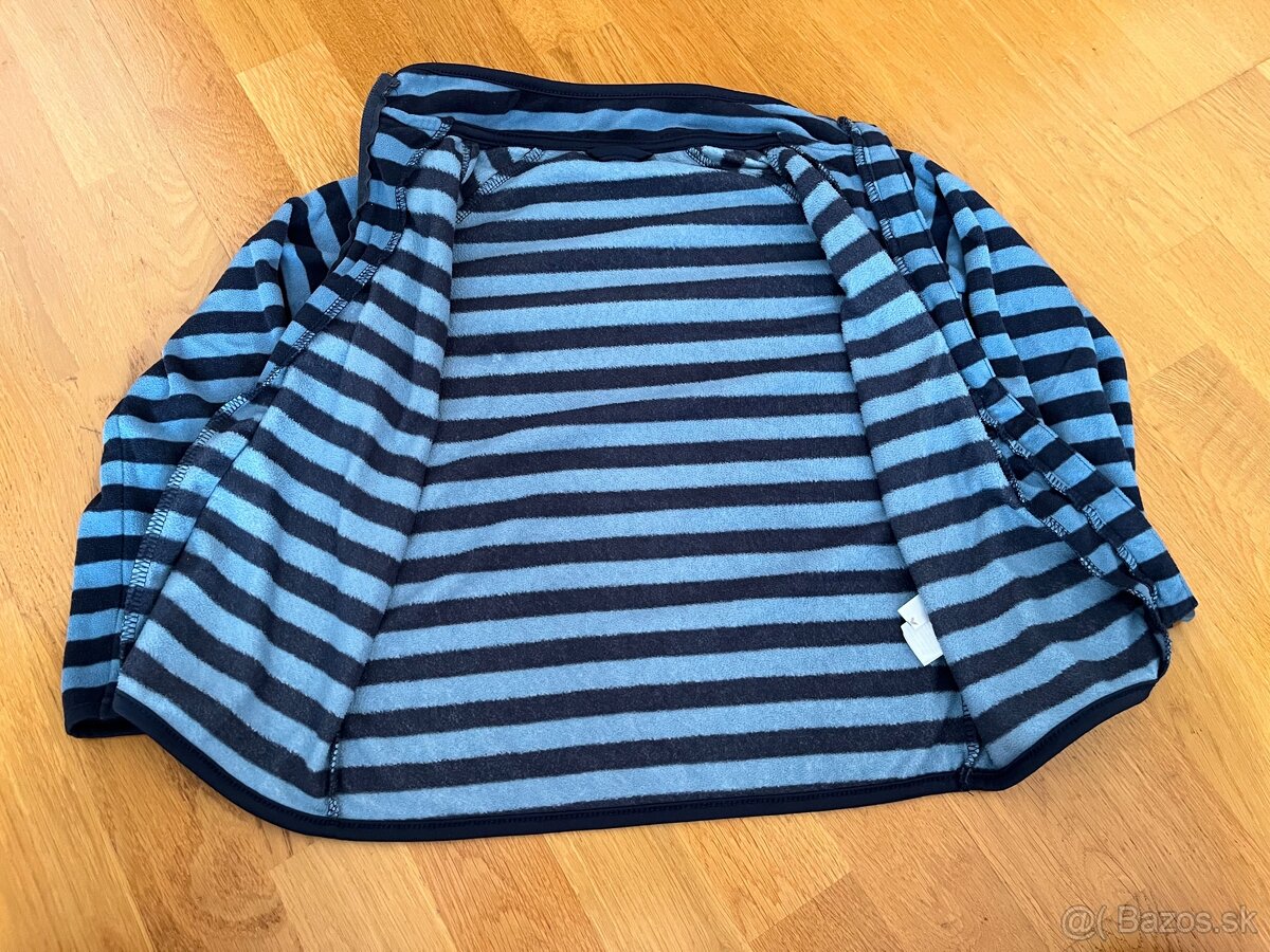 detsky fleece 122/128 pruzkovany - 2