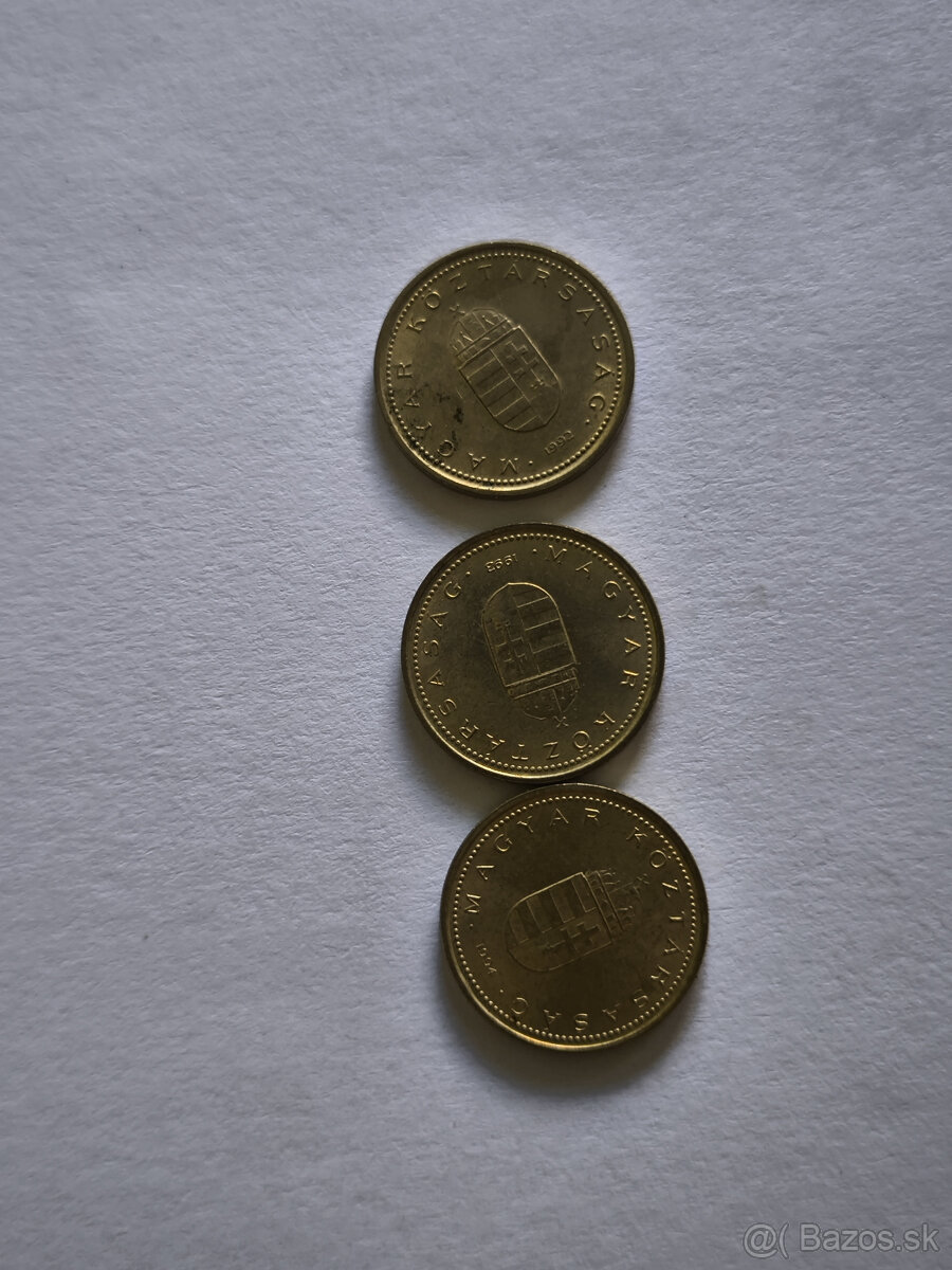 Predám 3ks 1 maďarsky forint 1992 - 2
