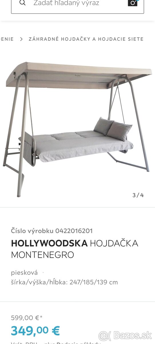 Záhradská hojdačka - 2