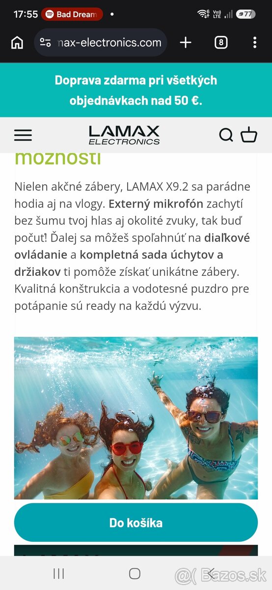 Kamera Go pro LAMAX - 2
