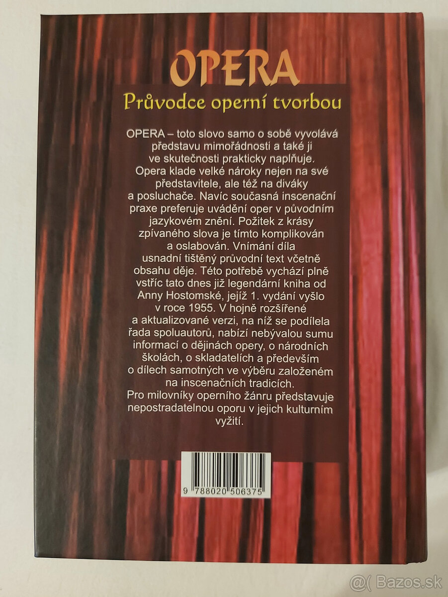 Anna Hostomská - Opera. Průvodce operní tvorbou - 2