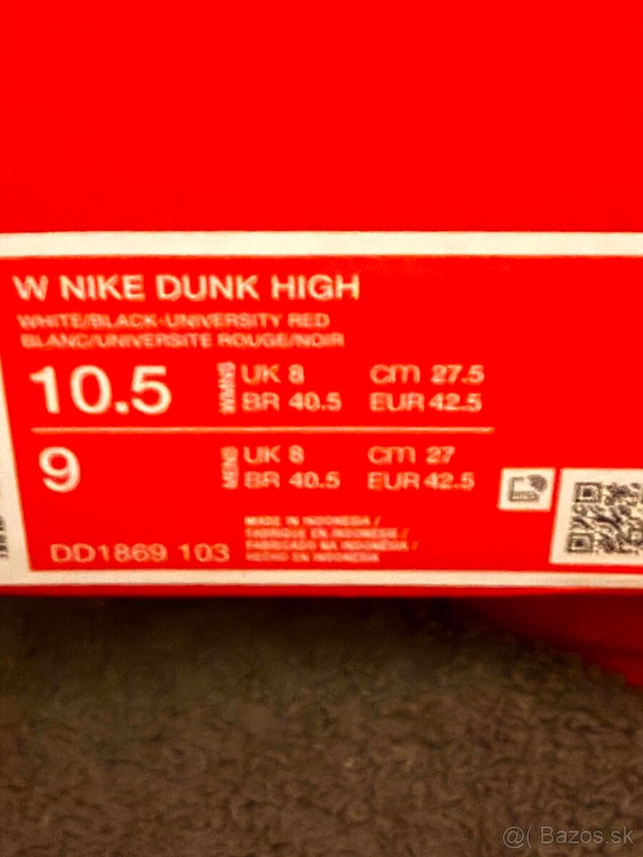 Nike Dunk High 10,5 - EUR 42,5 - 2