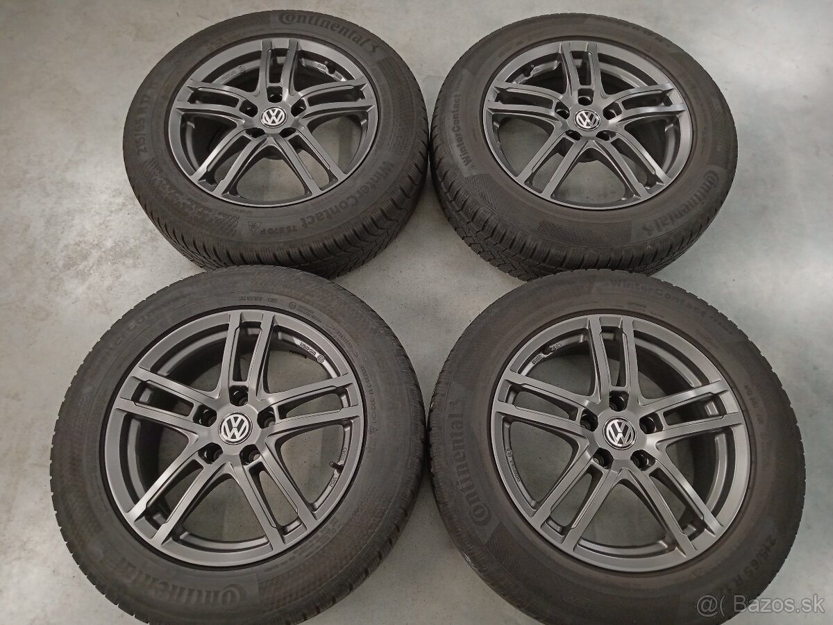 4ks zimne ALU 5x112 R17 7J ET40 DEZENT VOLKSWAGEN TIGUAN - 2