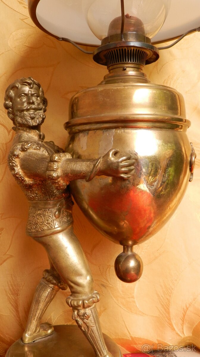 Petrolejová lampa Rakúsko Uhorsko 2.pol. 19 stor. - 2