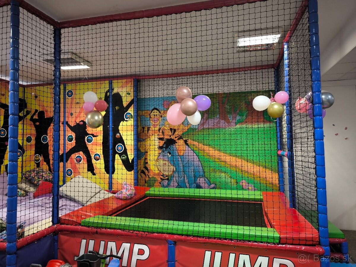 Detská trampolína + lezecká stena - 2