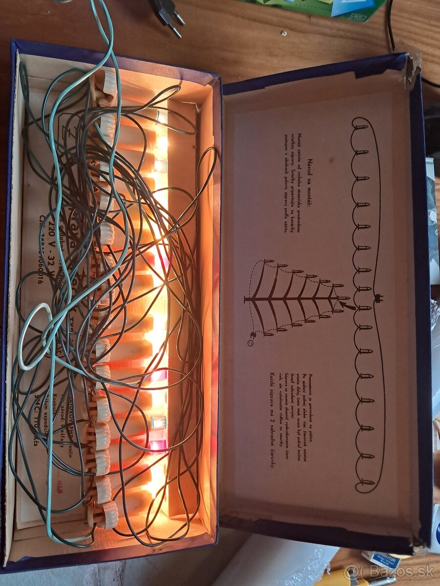 Retro Žiarovky na stromček - 2