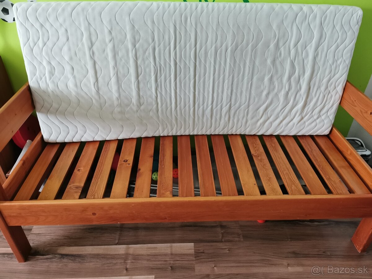 detská masívna posteľ +matrac - 2