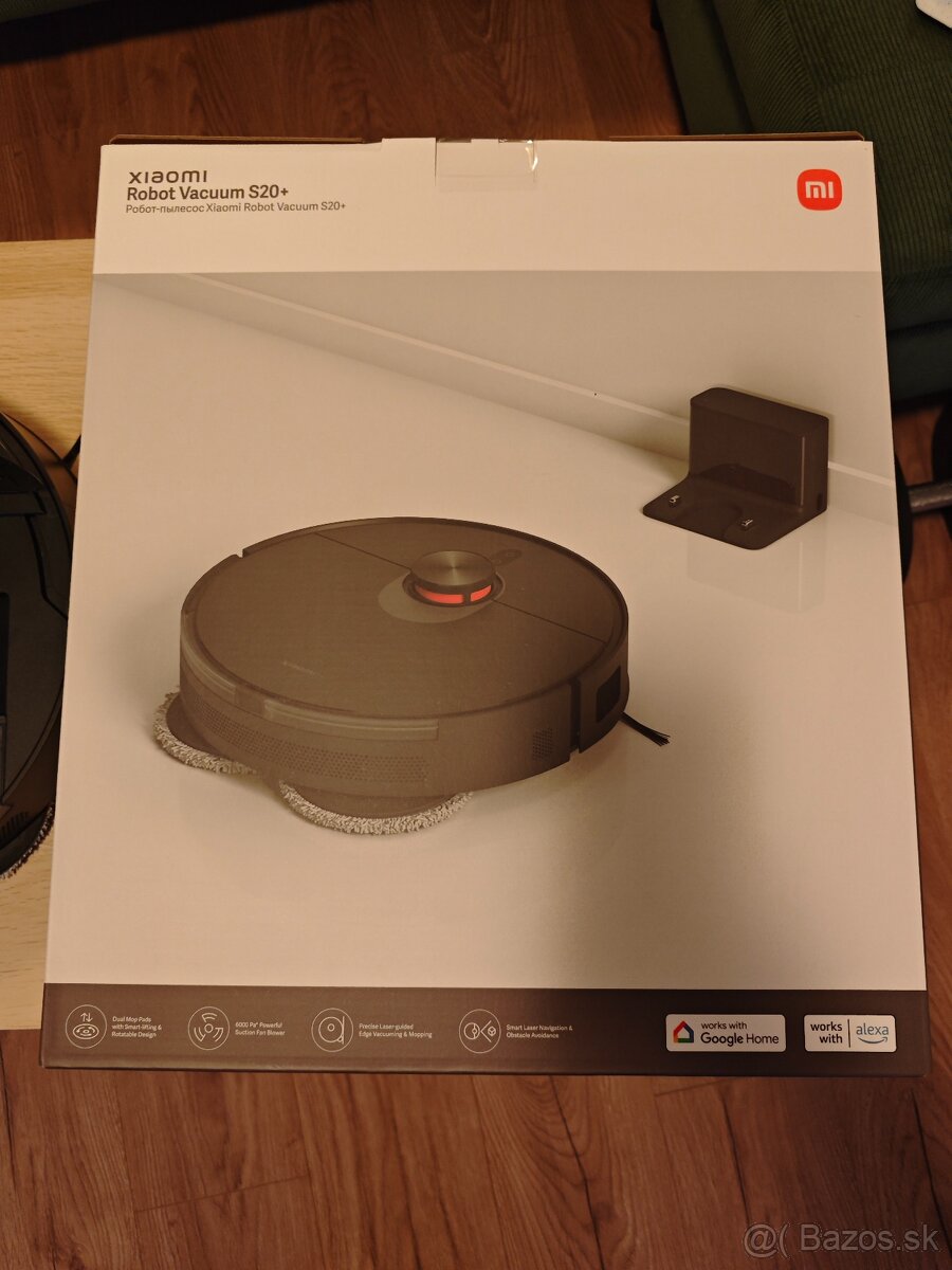 Roboticky vysavac Xiaomi Mi Robot Vacuum S20+ Black - 2