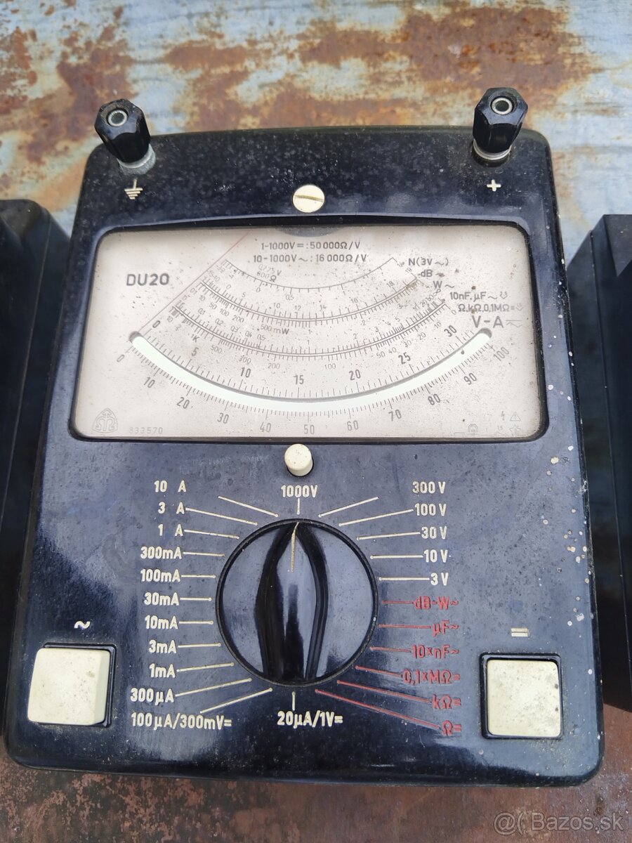 Meracie prístroje, Ohm meter, Voltmeter RLC 10, DU 20 - 2