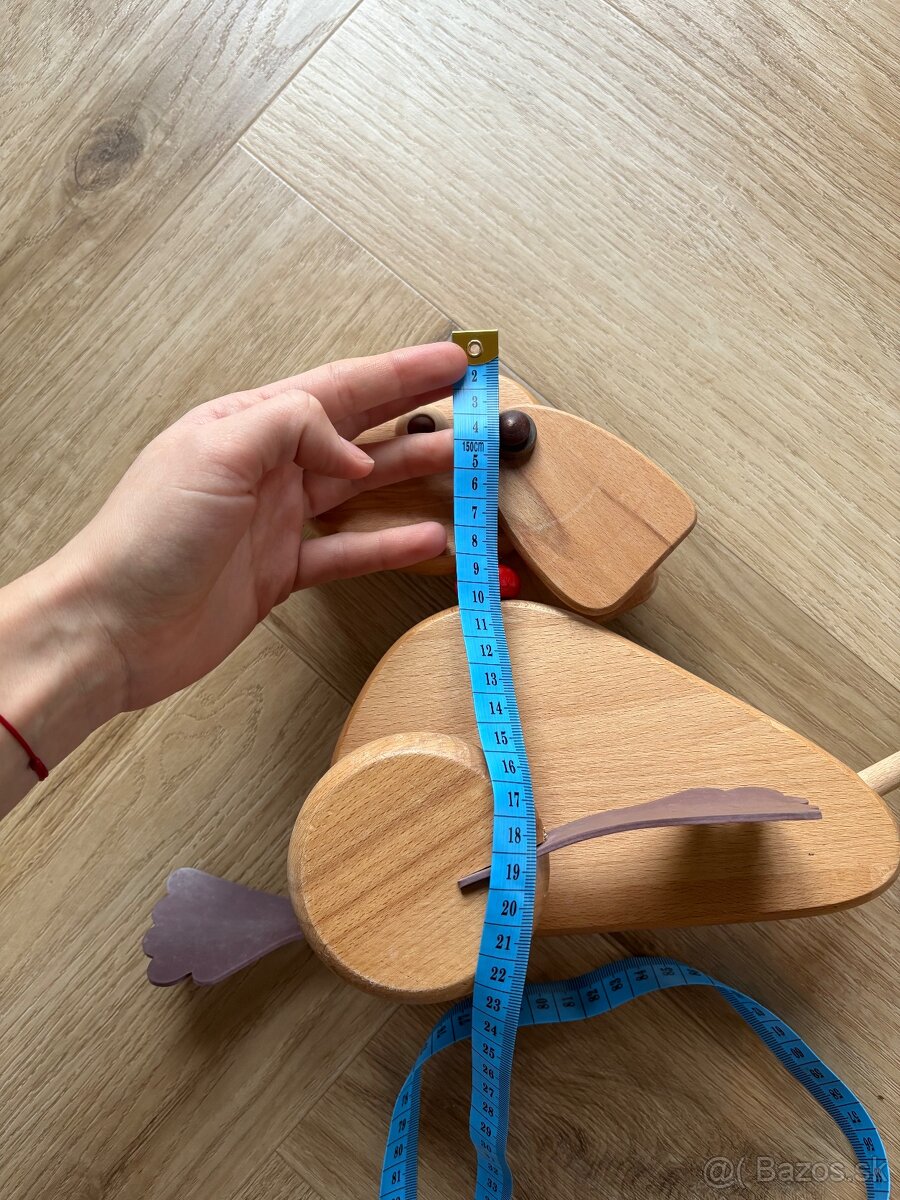 Drevený pes na tlačenie - 2