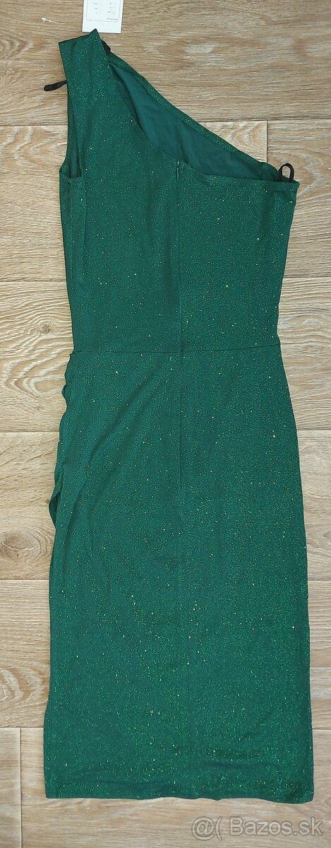 Spoločenské zelené šaty - 2