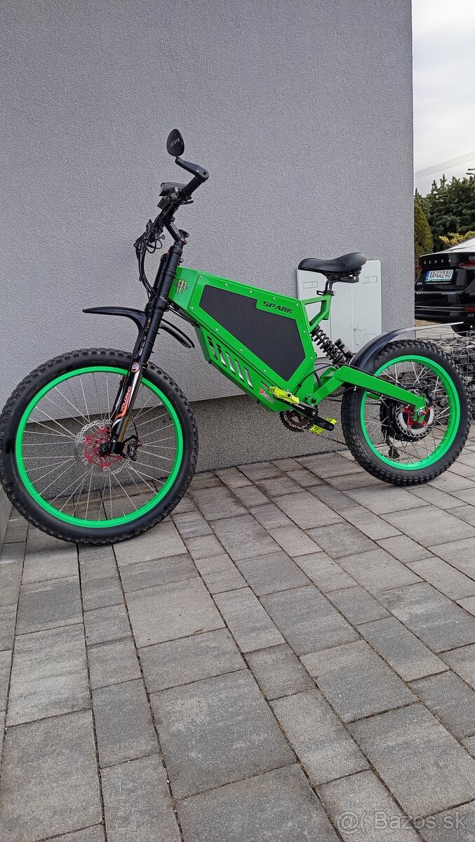 Custom Ebike Spark Lite, dojazd 150 km - 2