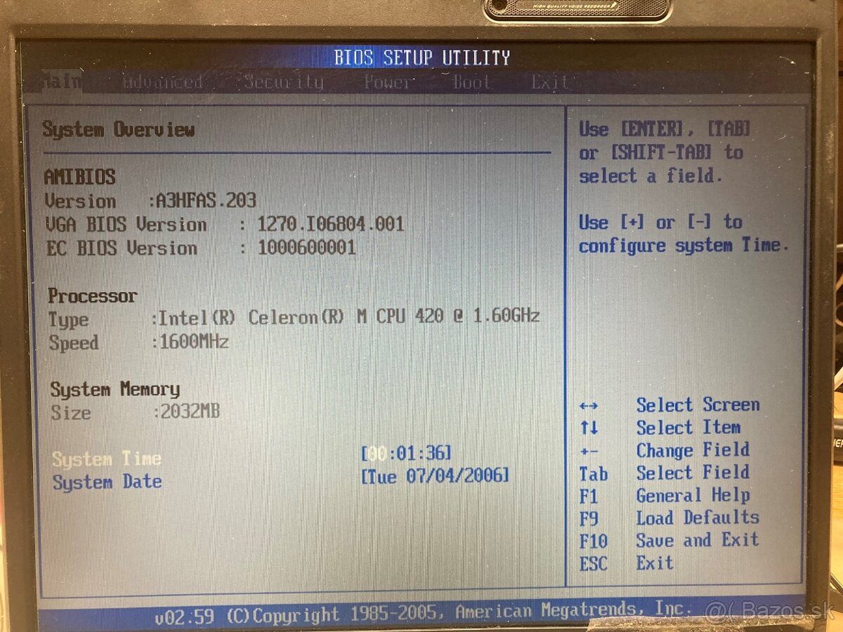 Notebook ASUS A3Hf - 2