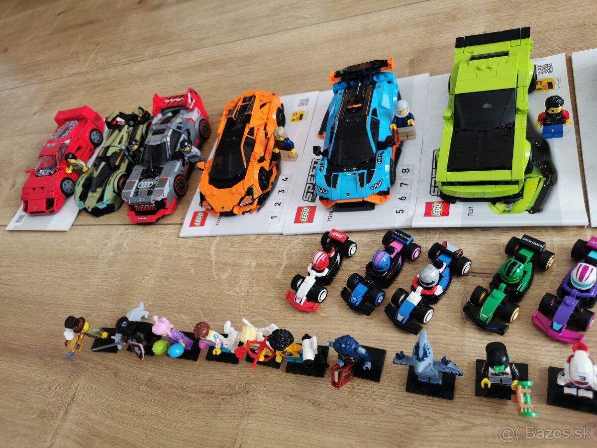Sada Lego autíčok a figúrok - 2