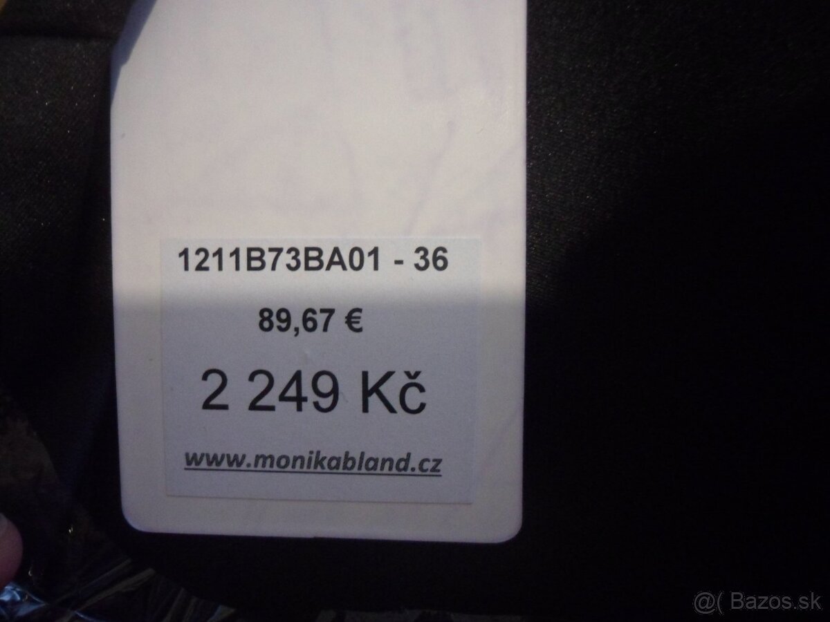 Dámske čierne šaty Monika Bland - NOVÝ TOVAR - 2