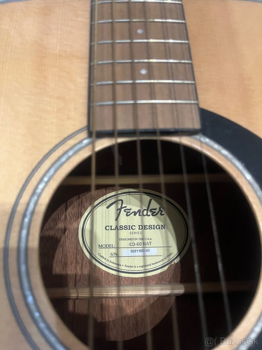 Gitara Fender CD-60 V3 DS WN NA - 2