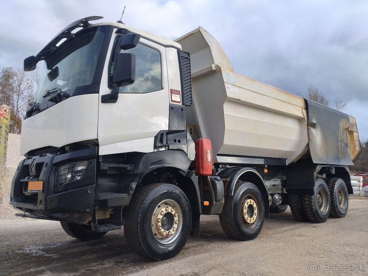 Pracovní stroj DAMPR RENAULT K 440 8x4 U1 - Euro 6 - 2