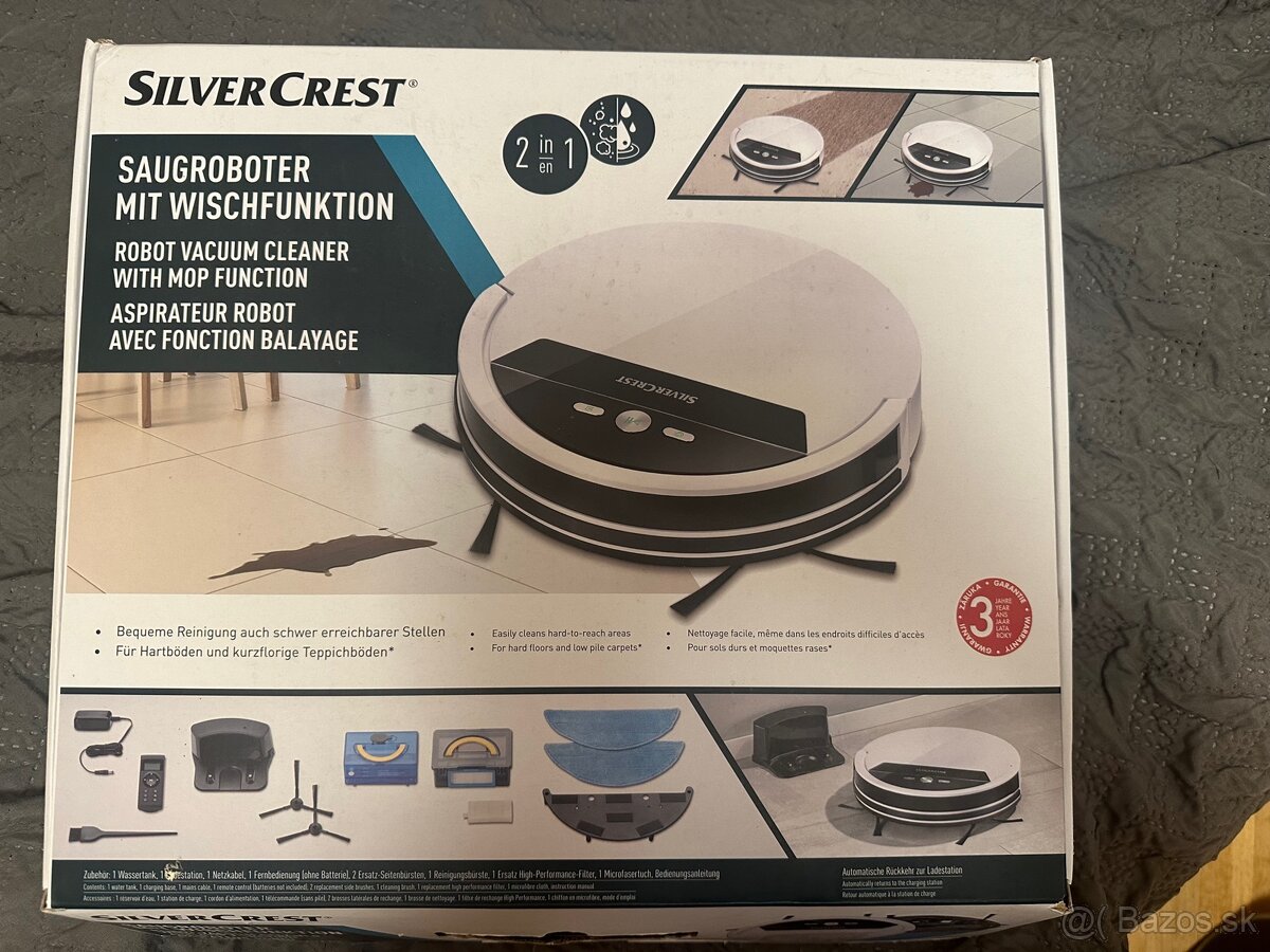 Roboticky vysavac Silvercrest - 2