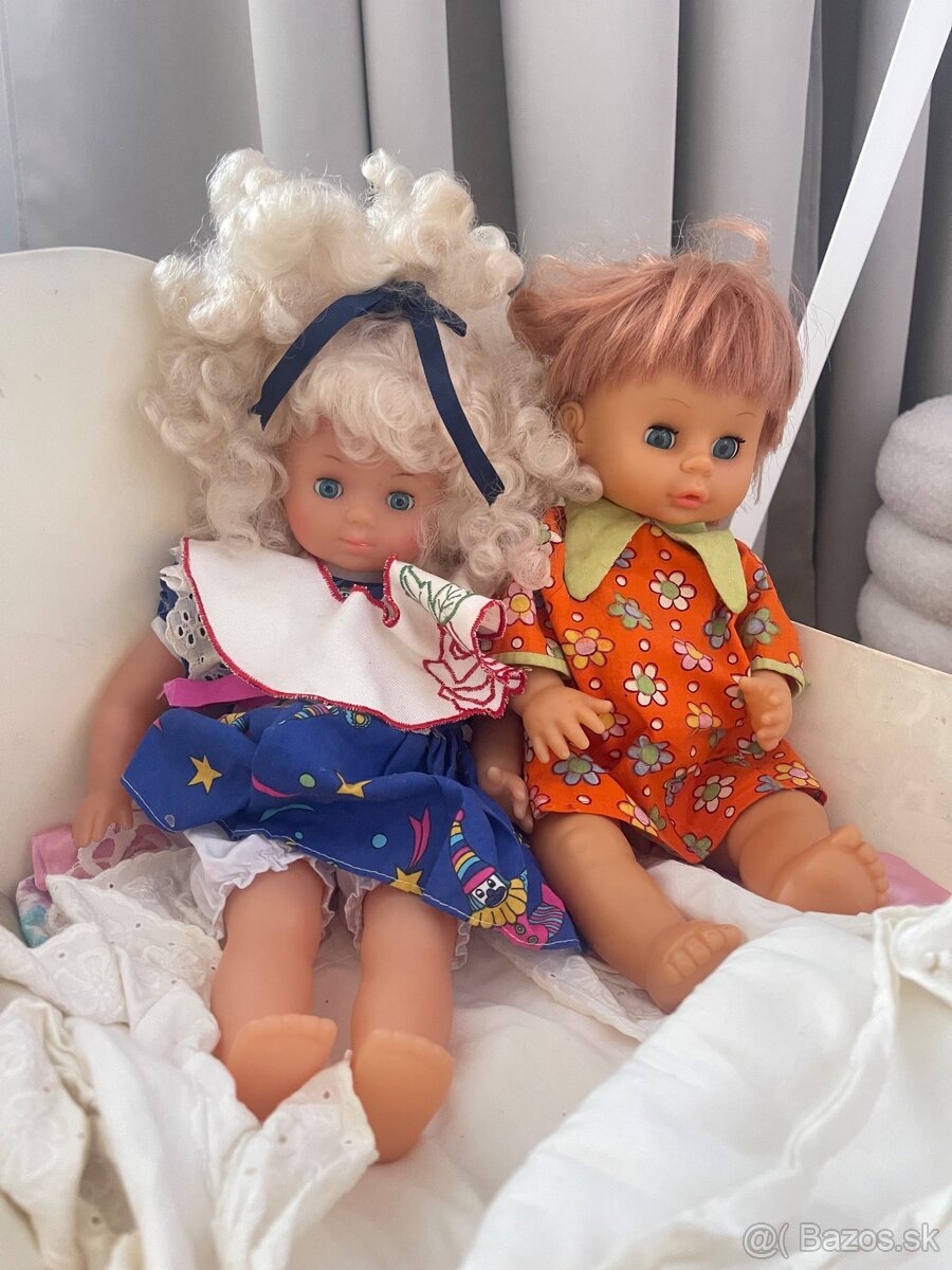 Retro kolíska + 2 bábiky - 2