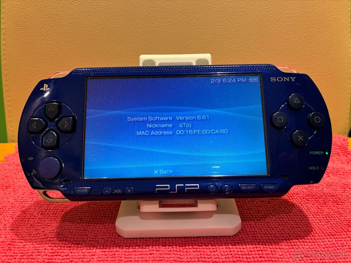PSP 1000 tmavo modre - 2