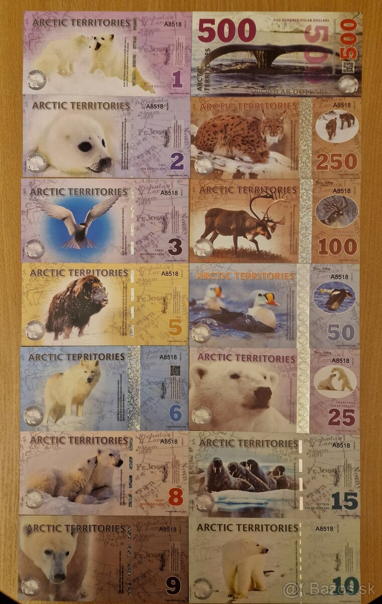 Bankovky Antarktída - 2