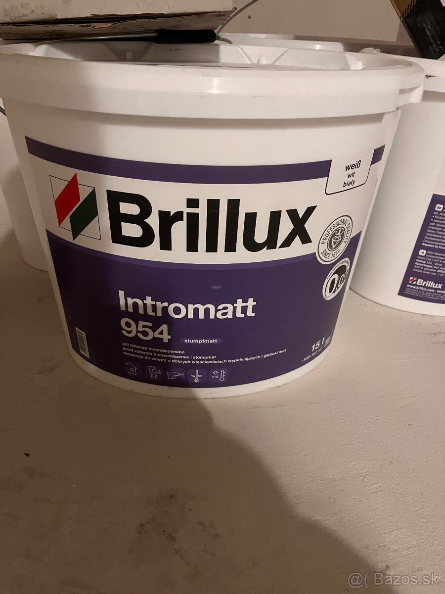 Brilux Biela interiérová farba. - 2