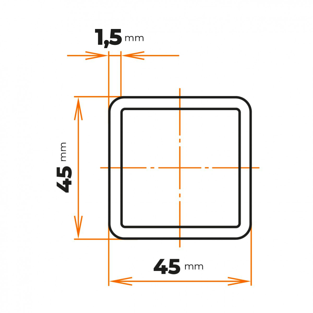 Jokel 45x45x1,5 - 2