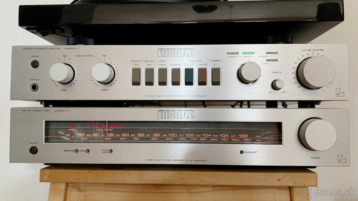 Luxman L-1 amplifier a T1 tuner - 2
