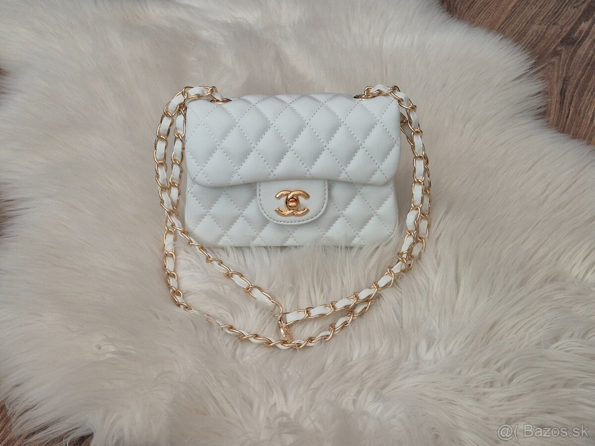kabelka Chanel biela - 2