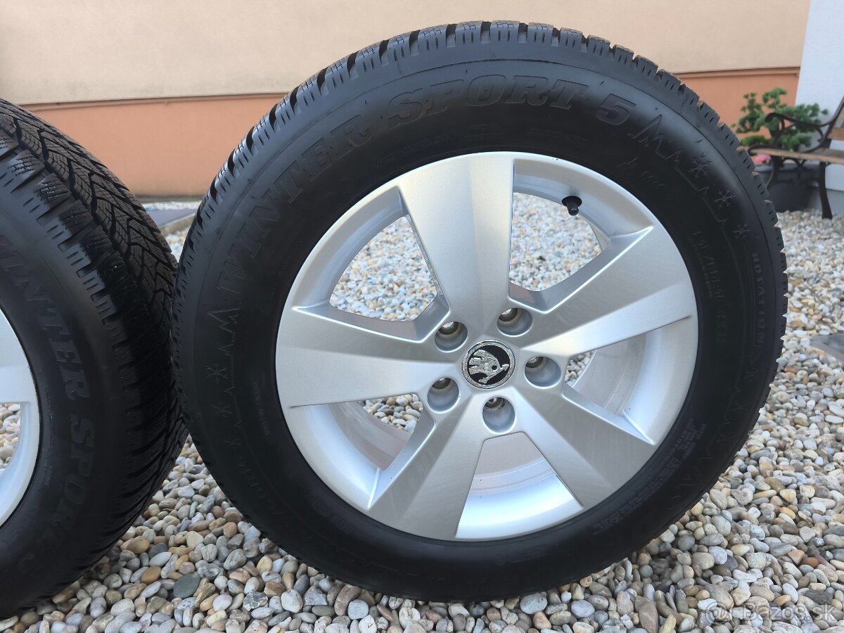 5x112 215/60 R16 Zimná sada Škoda - 2