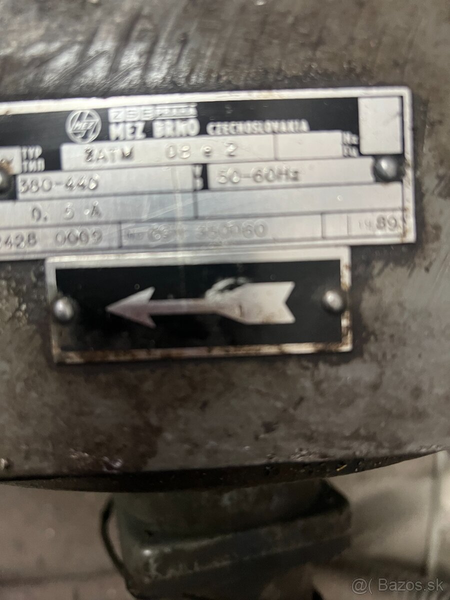 elektromotor na sustruh SV 18 RA - 2