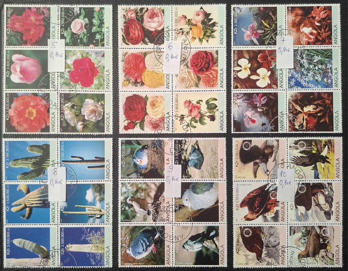 Postove znamky 5 (91poloziek) - 2