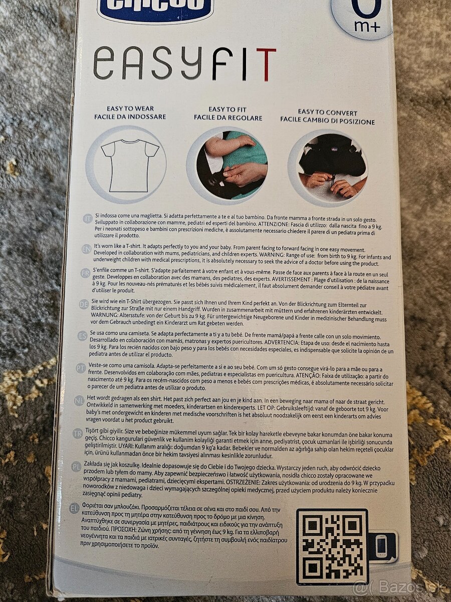 Nosič od 0 mes.Chicco easy fit - 2