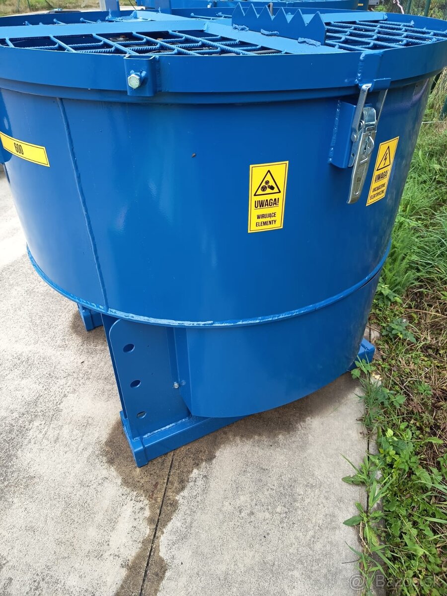 Elektrická miešačka 600l 5,5KW - 2