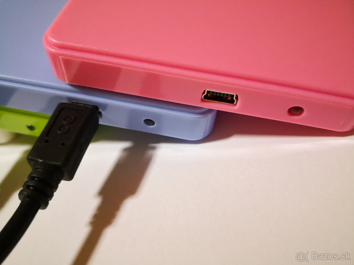 Predám externý box USB 2.0 pre SATA HDD 2,5", rôzne farby - 2