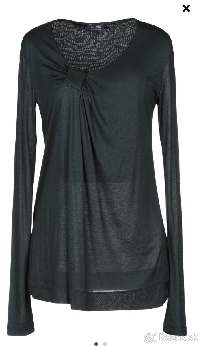 Armani tričko M zelené viskóza - 2