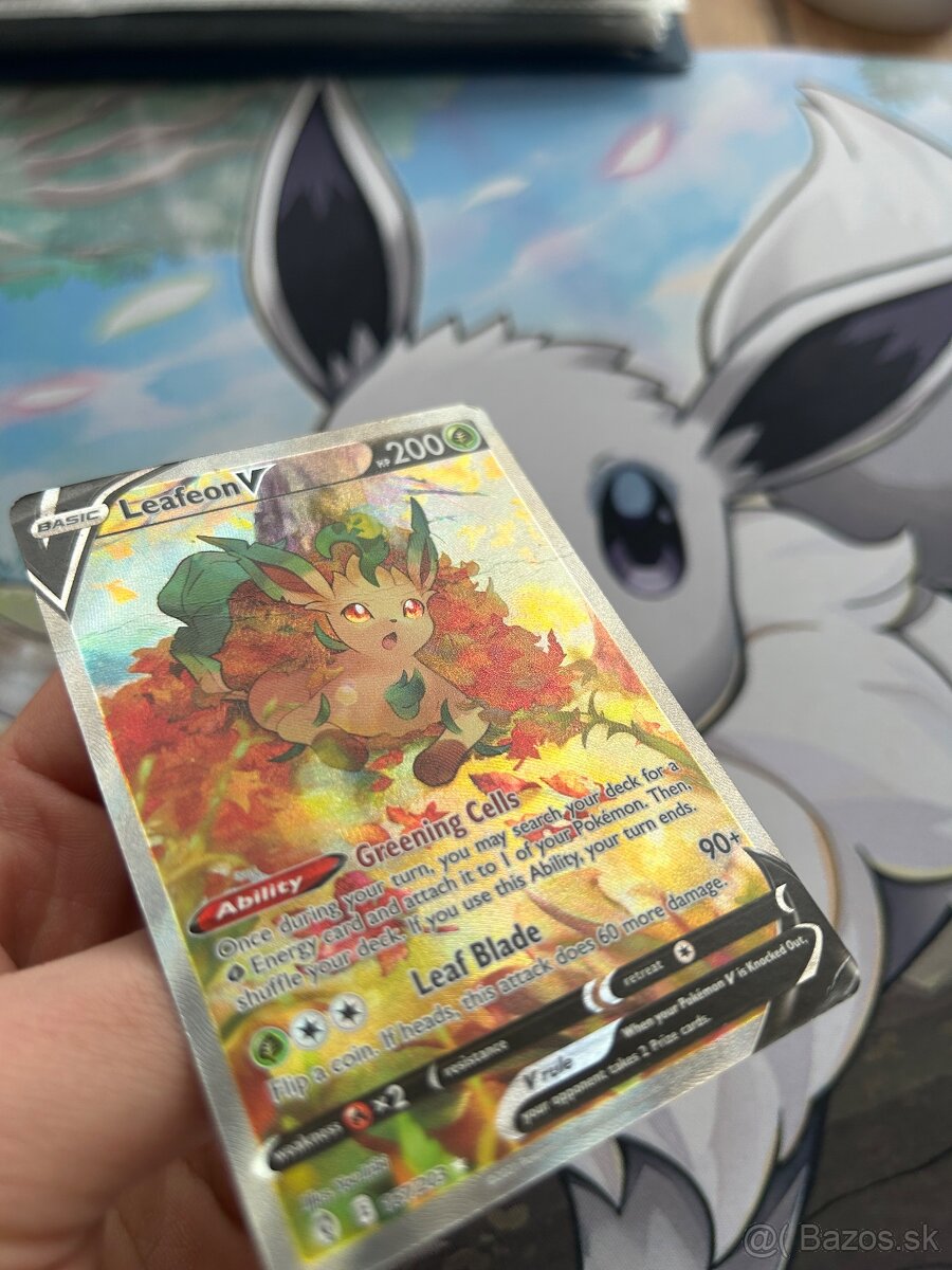 Leafeon V, Evolving skies Pokemon karta - 2