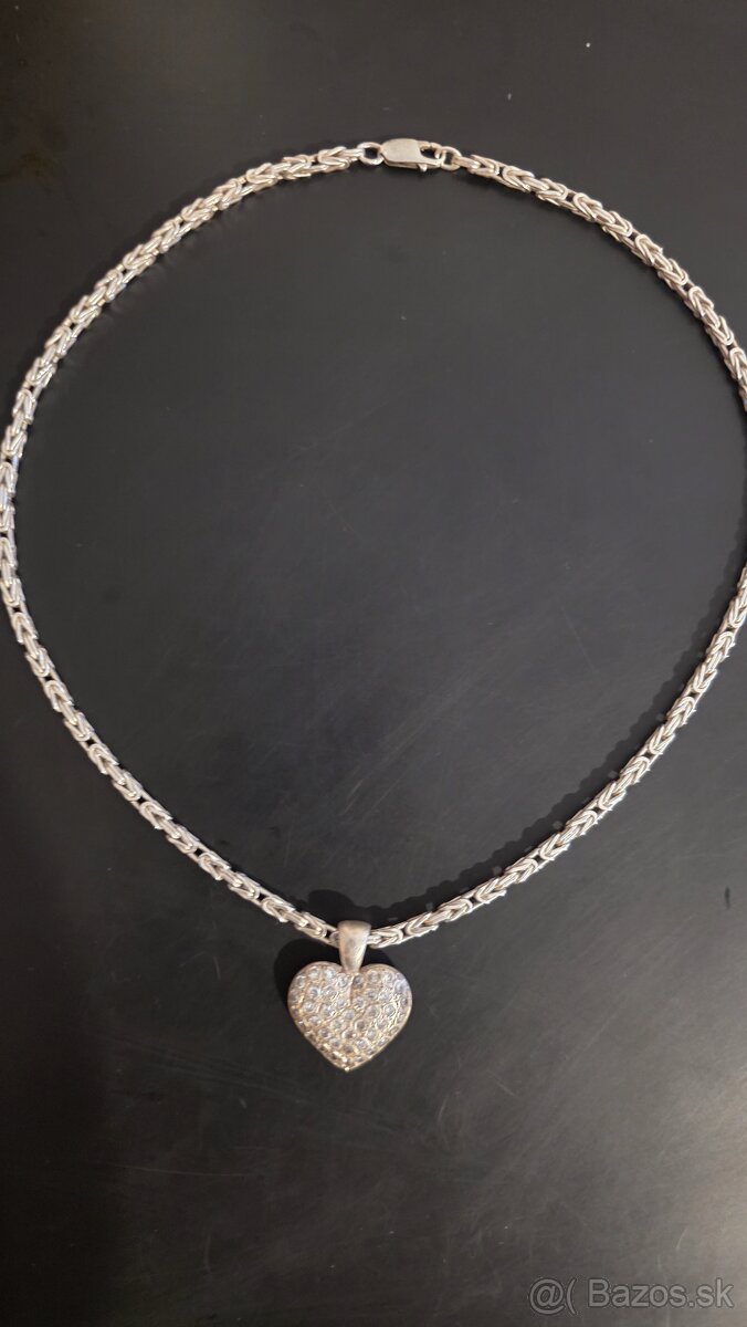 Strieborné sety šperkov ag925 puncované - 2