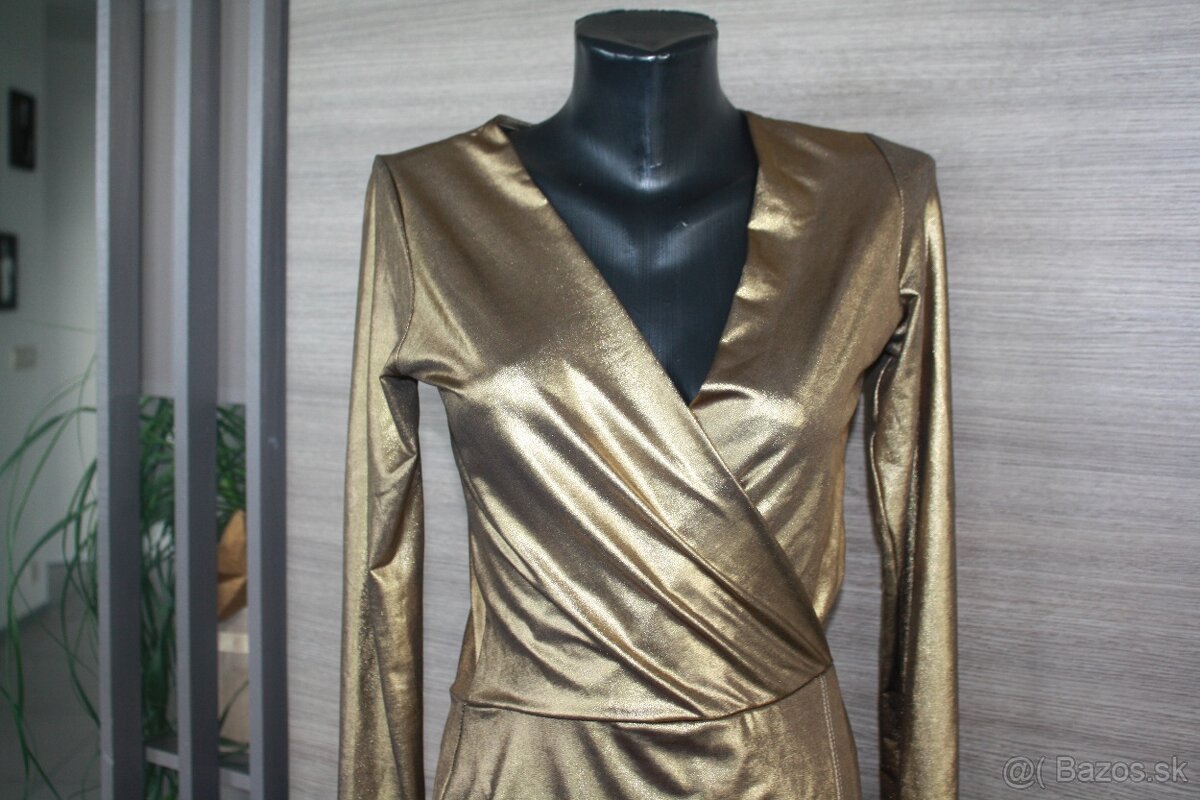 Sugarbird zlatiste saty - 2