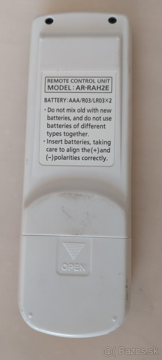 Diaľkový ovladač ku klimatuzacii - 2