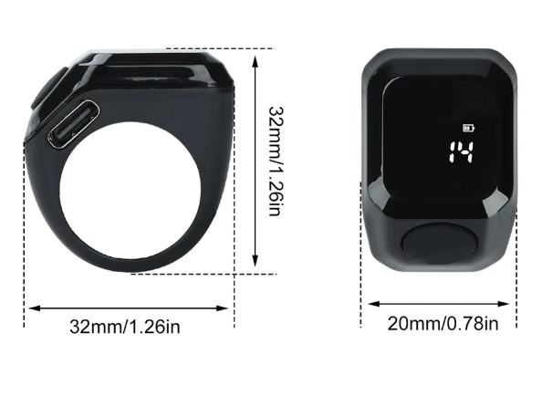 Elektronické počítadlo na prst prsteň - 2