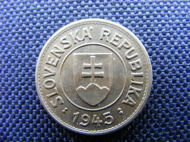 1 koruna 1945 - 2