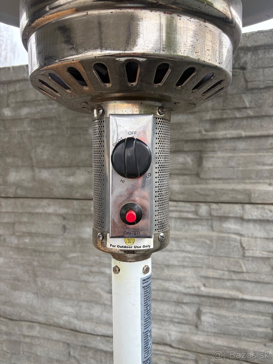 Plynovy terasovy ohrievac - 2