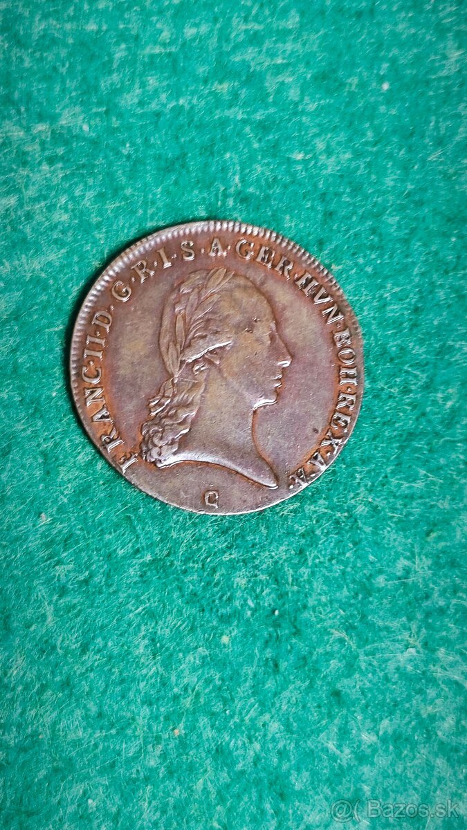 3 kreuzer / grajciar 1800 C, Praha, František II., krásny - 2