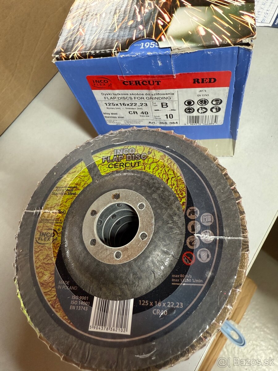 Ponúkam na predaj kvalitné rezné, brúsne, diamantové kotúče - 2