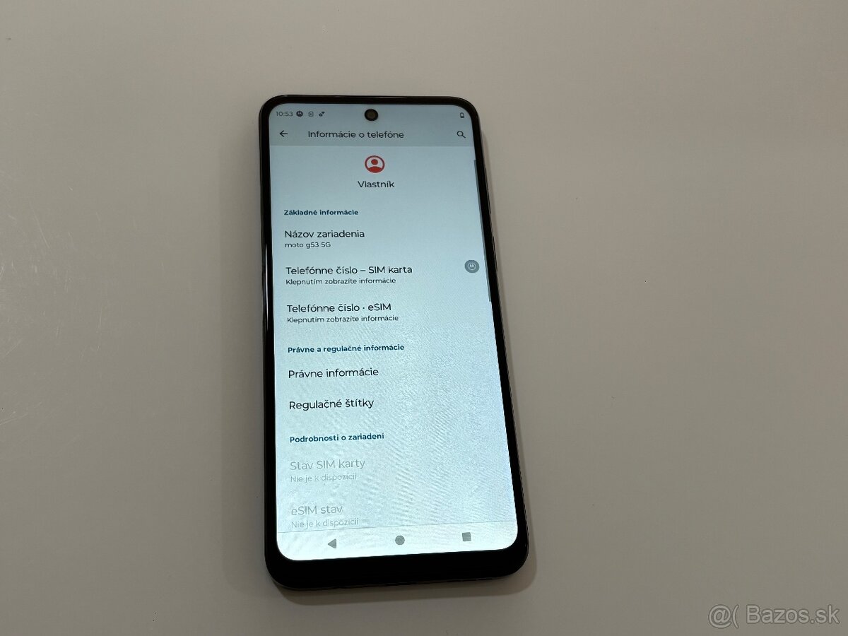 Motorola G53 5G 4/128GB TOP stav - 2