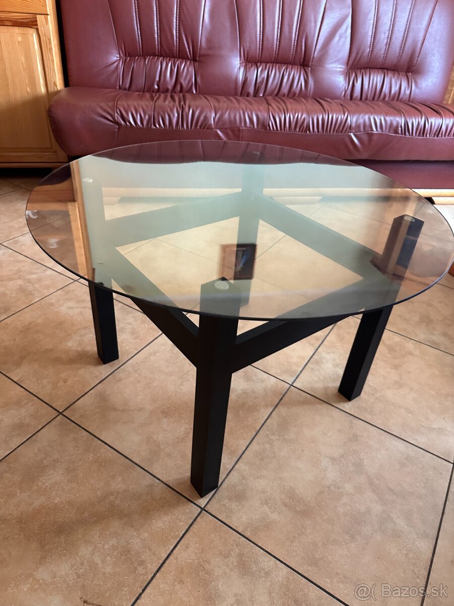 Okrúhly konferenčný stolík priemer 80cm - 2