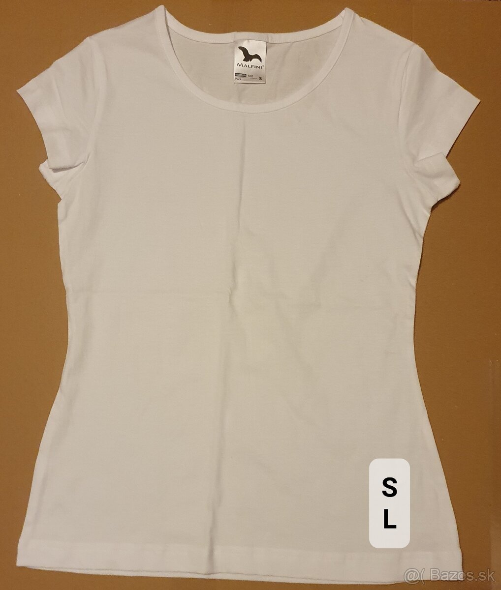 Biele dámske tričko - 2