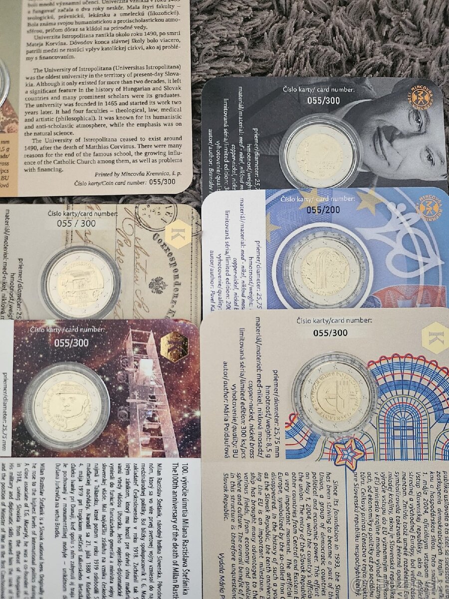 2€ pamätná minca Emisia Autora Coincard - 2